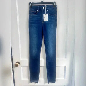 Good American GOOD WAIST STEP HEM NEW WITH TAG Retail $175